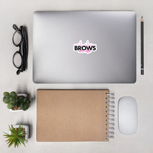 BROWS Are Life Bubble-free stickers